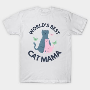 cat tama cute black cat love T-Shirt